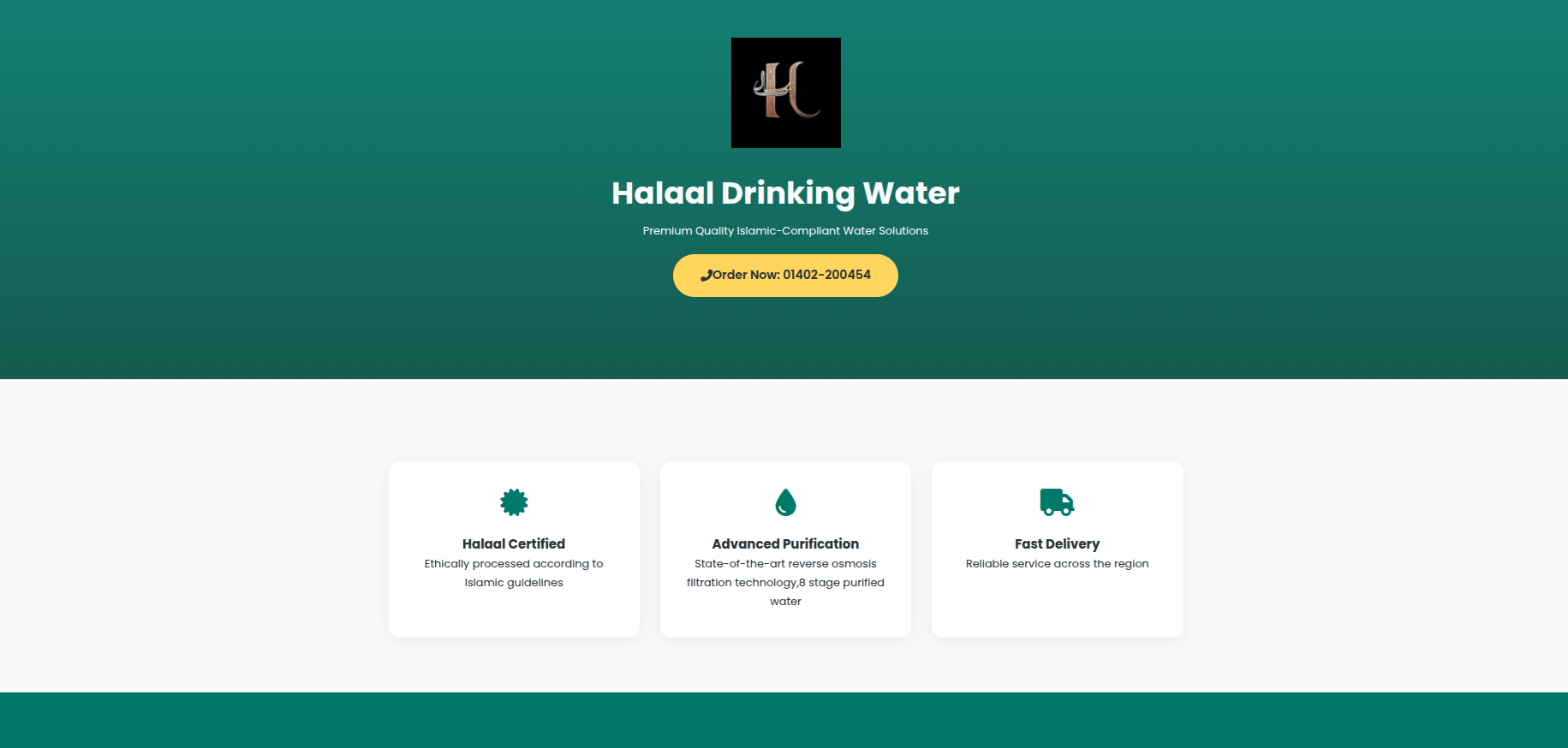 Halaal Drinking Water project screenshot